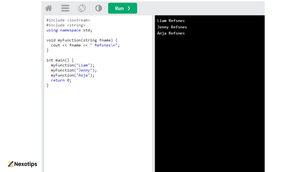 Function Parameters