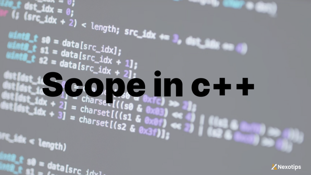 C++ Scope