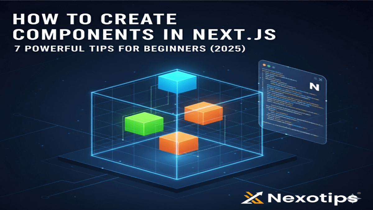 How to Create Component in Next.js: 7 Powerful Tips for Beginners (2025)