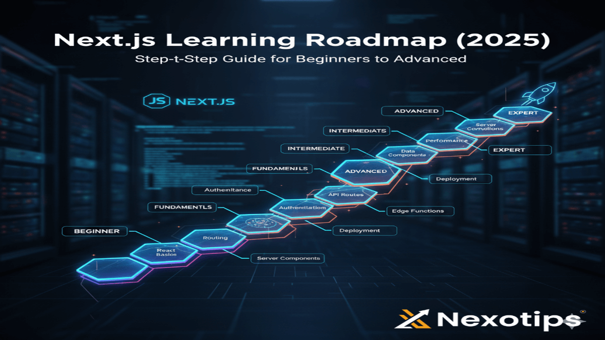 Next.js Learning Roadmap (2025): Step-by-Step Guide for Beginners to Advanced
