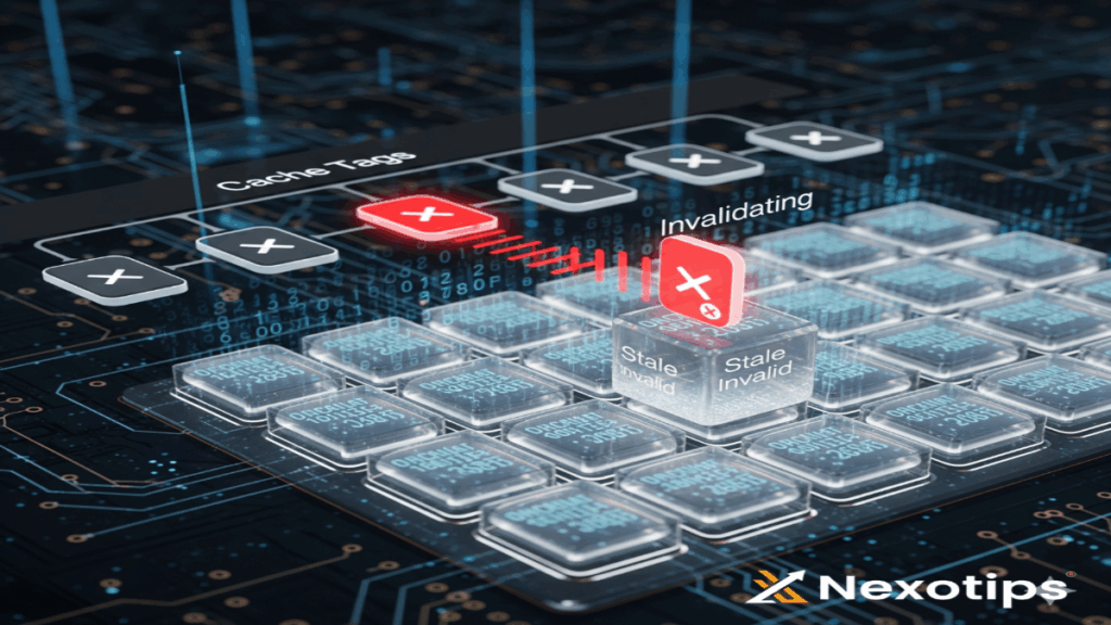 latest update in Next.js cache tage