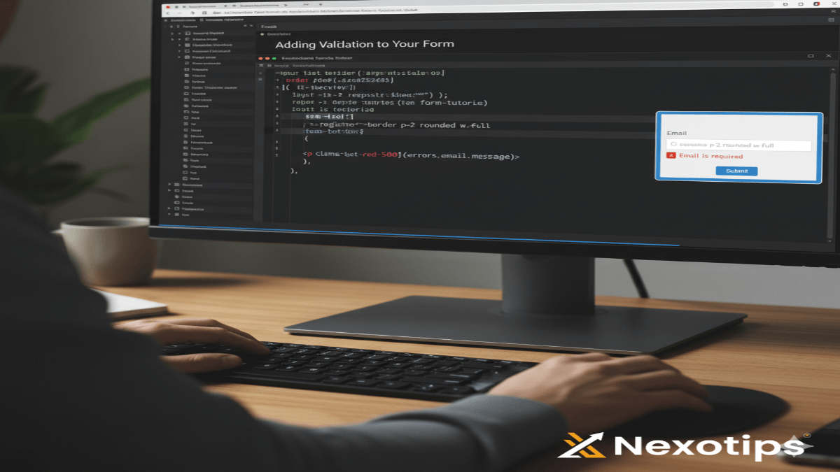Adding Validation to Your for  Forms in Next.js
