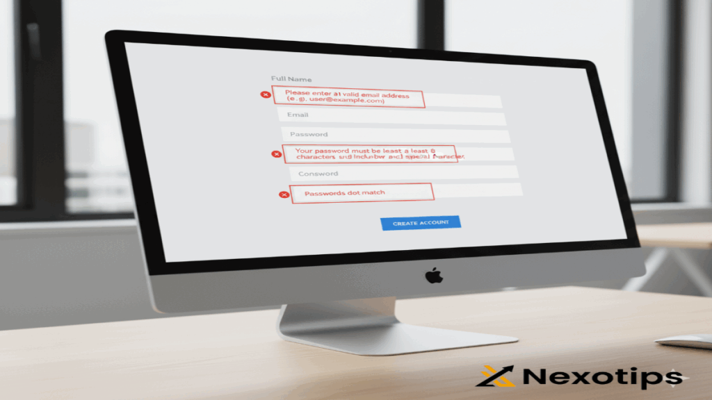Improving UX with Styling & Error Messages for  Forms in Next.js
